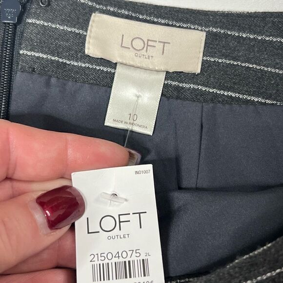 Loft Outlet | NWT Lined Striped Mini Skirt - Picture 2 of 3